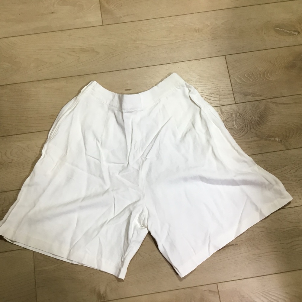 & Other Stories White High Waist Shorts